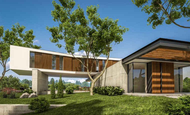 Diseño virtual: Renders impresionantes de villas de lujo